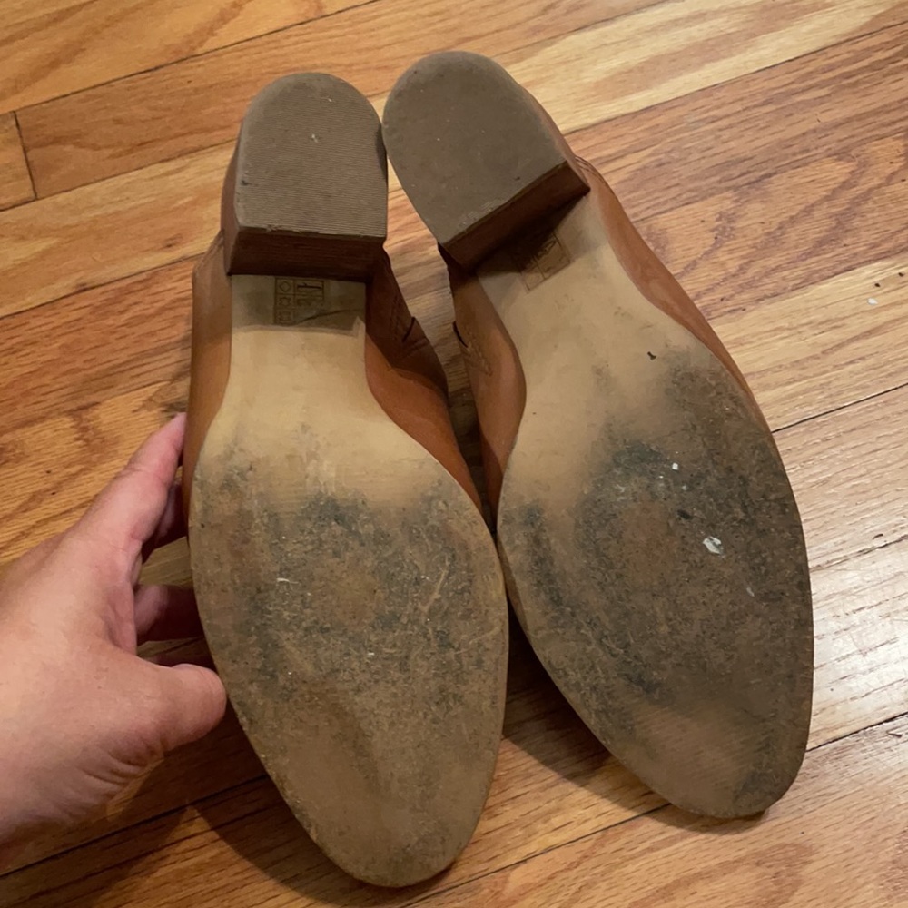 Madewell leather heeled mules - Picture 3 of 6